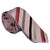 Lyserød stribet slips
