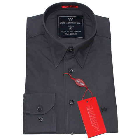 Grå kronstadt skjorte