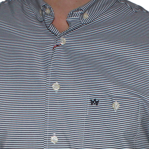 Lyseblå stribet skjorte - Kronstadt