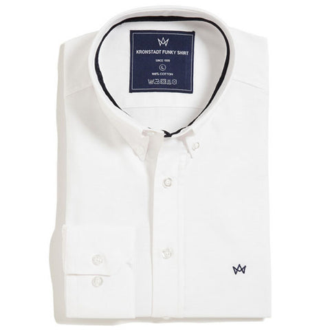 Hvid oxford skjorte - Kronstadt