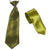 Kiwigrønt slipsesæt