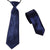 Marineblåt slipsesæt